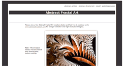 Desktop Screenshot of abstractfractalart.paintings.name
