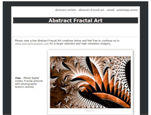 Tablet Screenshot of abstractfractalart.paintings.name